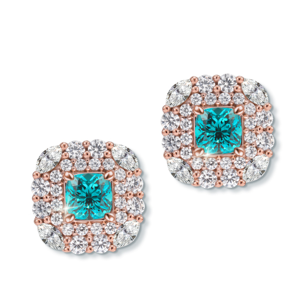 Bông tai đá màu BTA2158